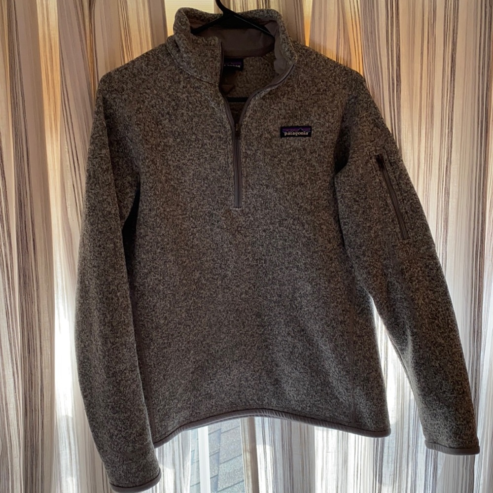 Women’s Grey Patagonia Pullover Quarter Zip